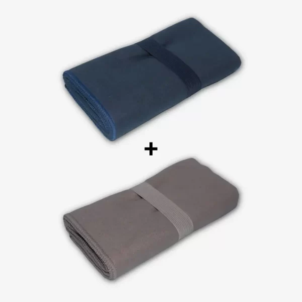 DUO SPRINT AZUL GRIS TOALLAS