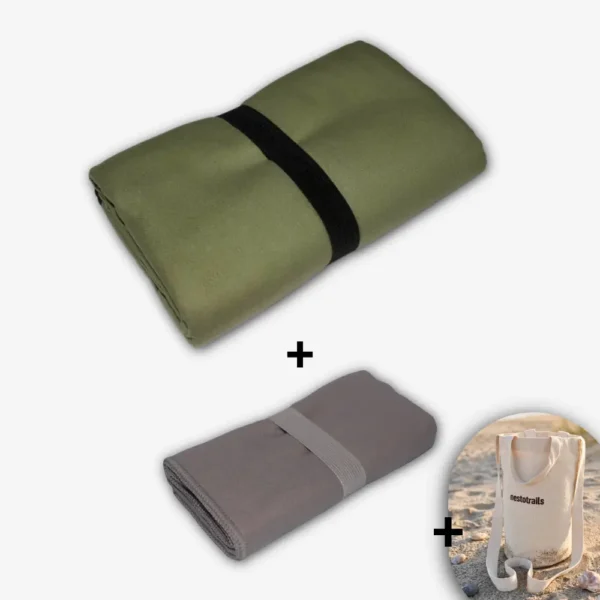 Pack Personal 2: 01 Toalla 160x80cm + 01 Toalla 100x50cm + Mini Tote Bag