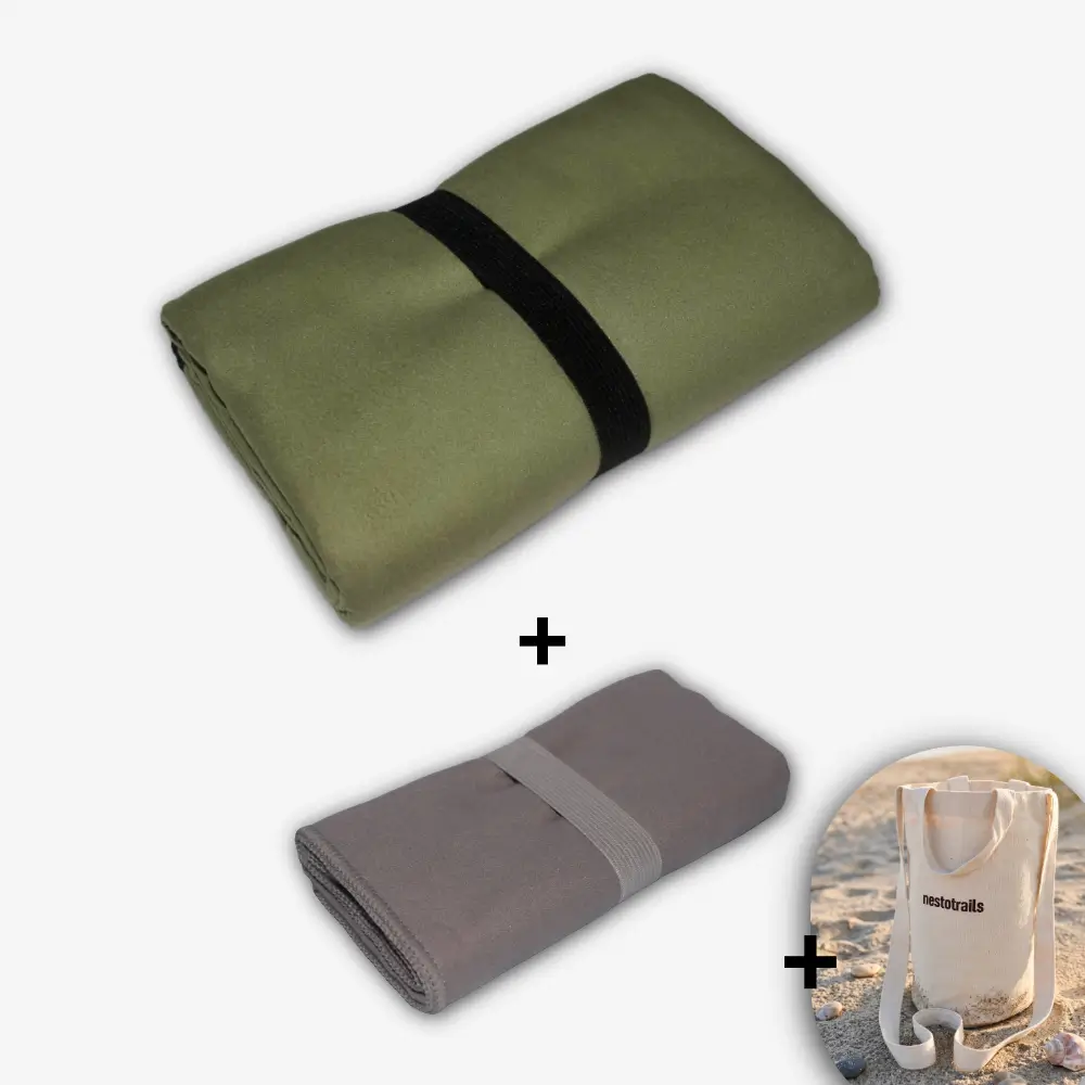 Pack Personal 2: 01 Toalla 160x80cm + 01 Toalla 100x50cm + Mini Tote Bag Pack Personal 2: 01 Toalla 160x80cm + 01 Toalla 100x50cm + Mini Tote Bag